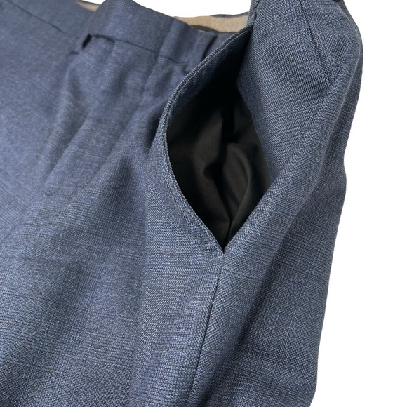 J. CREW BOWERY Classic Fit Navy Blue Wool Men's Dress Pants Trousers 33 … - Picture 7 of 16